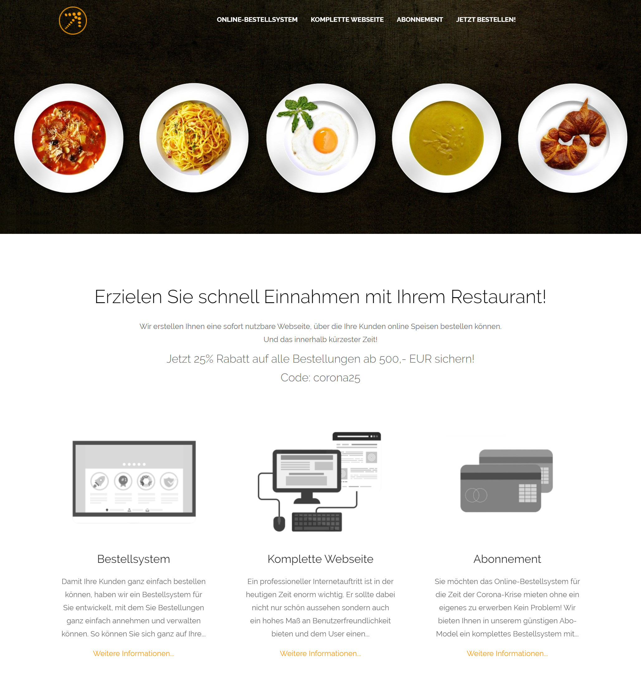 Restaurant-Zukunft.de - Online-Bestellsysteme für Restaurants